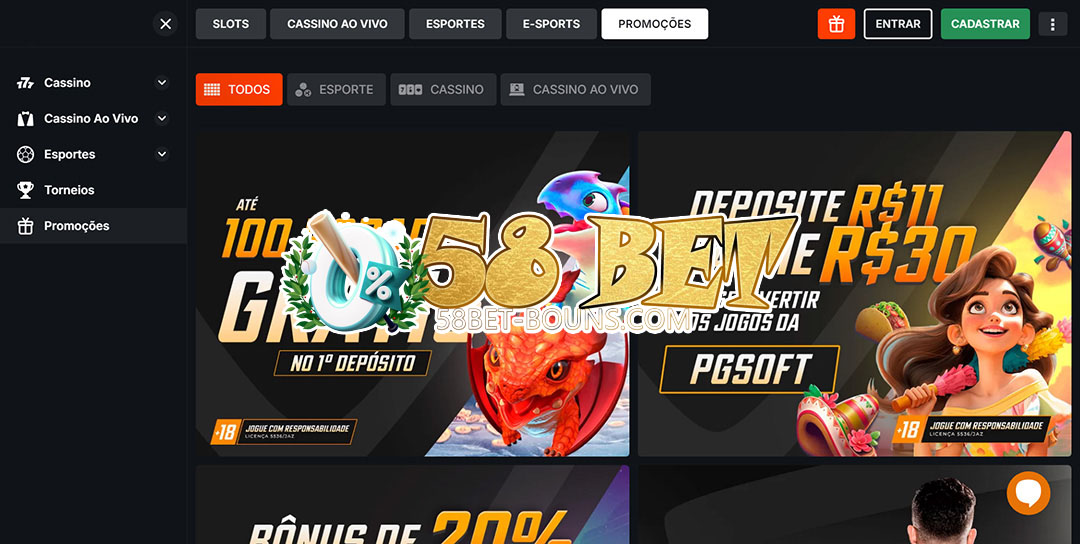 58 bet game